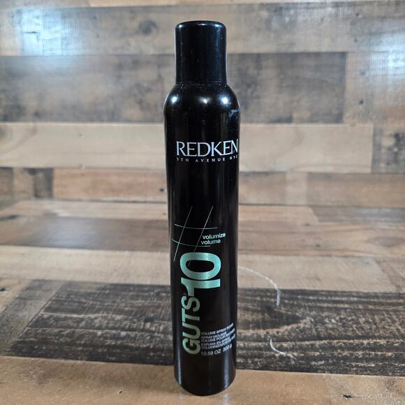 REDKEN 5th Avenue NYC Guts 10 Volume Spray Foam Medium Control / 10.58 oz - Picture 1 of 2